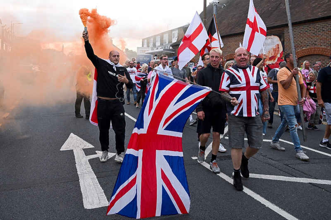 Anti-migrant protests continue after UK sets out asylum reforms